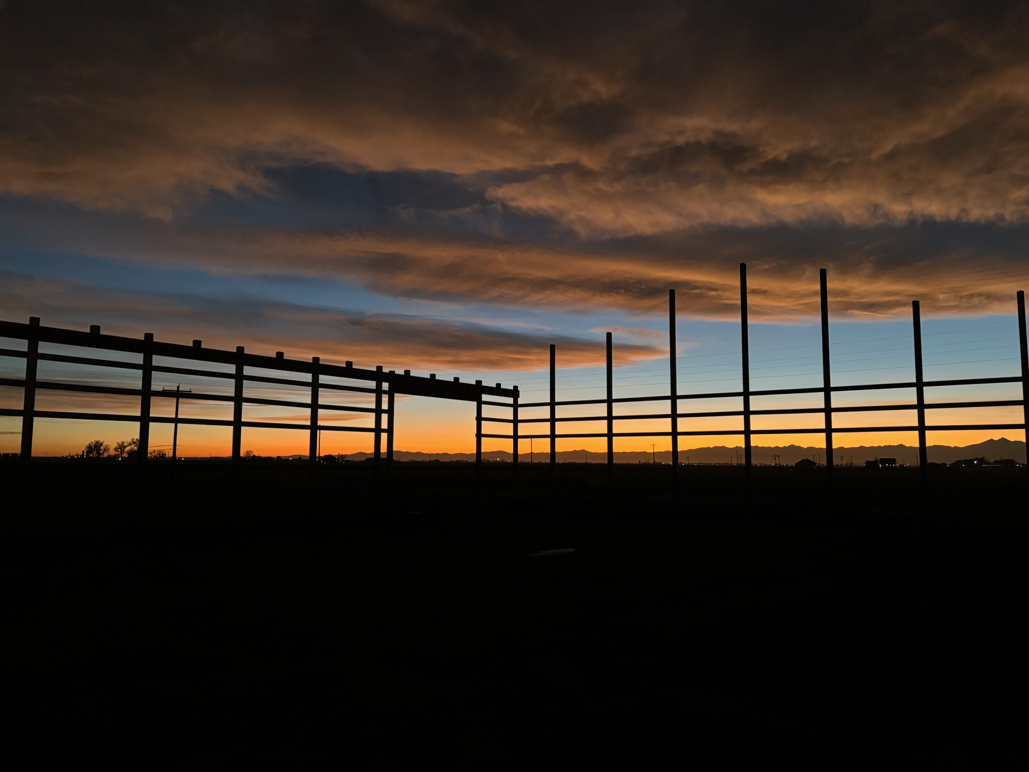 Orange Hour Skeleton