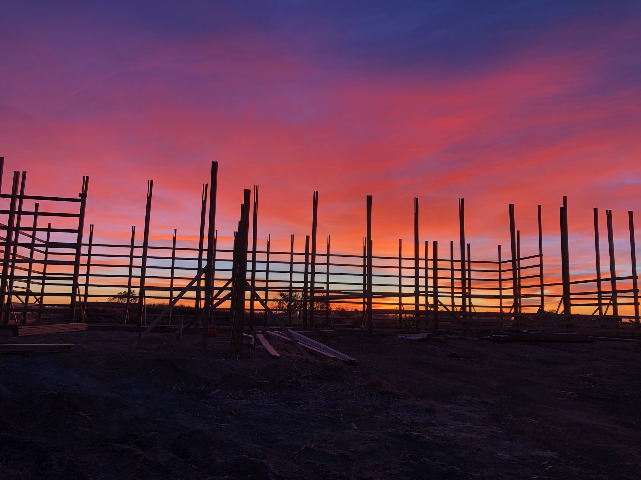 Pink Sky Framing