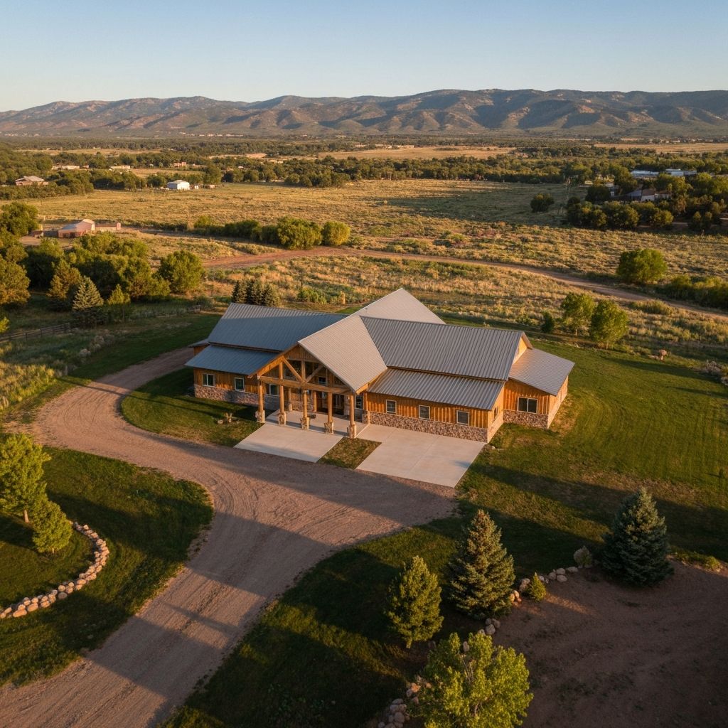 Ranch Estate Aerial